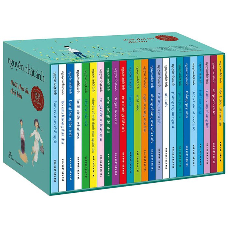 Thời Thơ Ấu Dài Lâu - Nguyễn Nhật Ánh - Boxset Xanh Ngọt Ngào (Bộ 24 Cuốn) - Tặng Kèm Giấy Note Hình Chữ Nhật