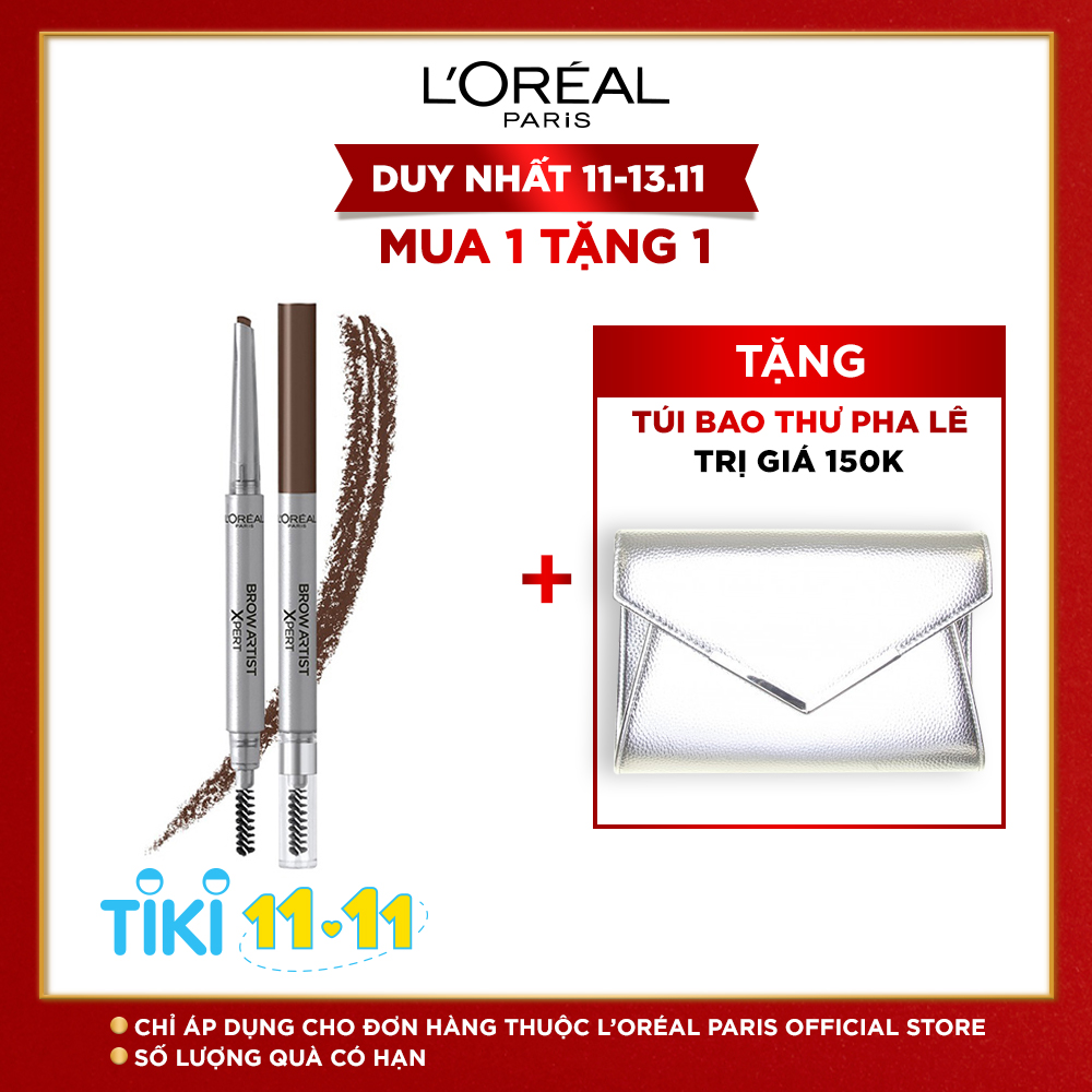 Chì Kẻ Mày 2 Đầu L'Oreal Paris Brow Artist Xpert 0.2g