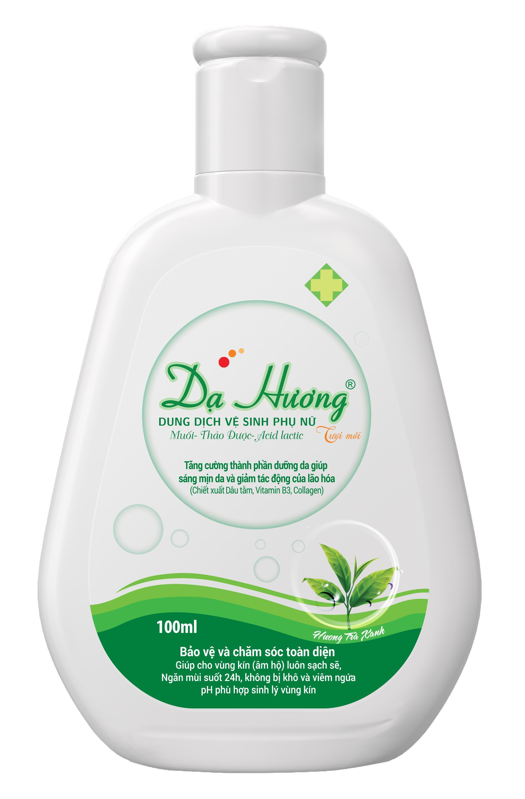 Dung dịch vệ sinh phụ nữ Dạ Hương trà xanh 100ml