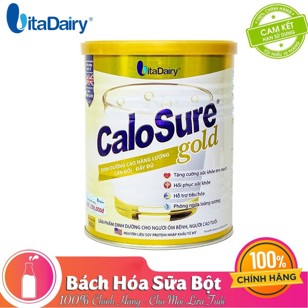 Sữa bột CaloSure Gold – dinh dưỡng dành cho người cao tuổi 900G