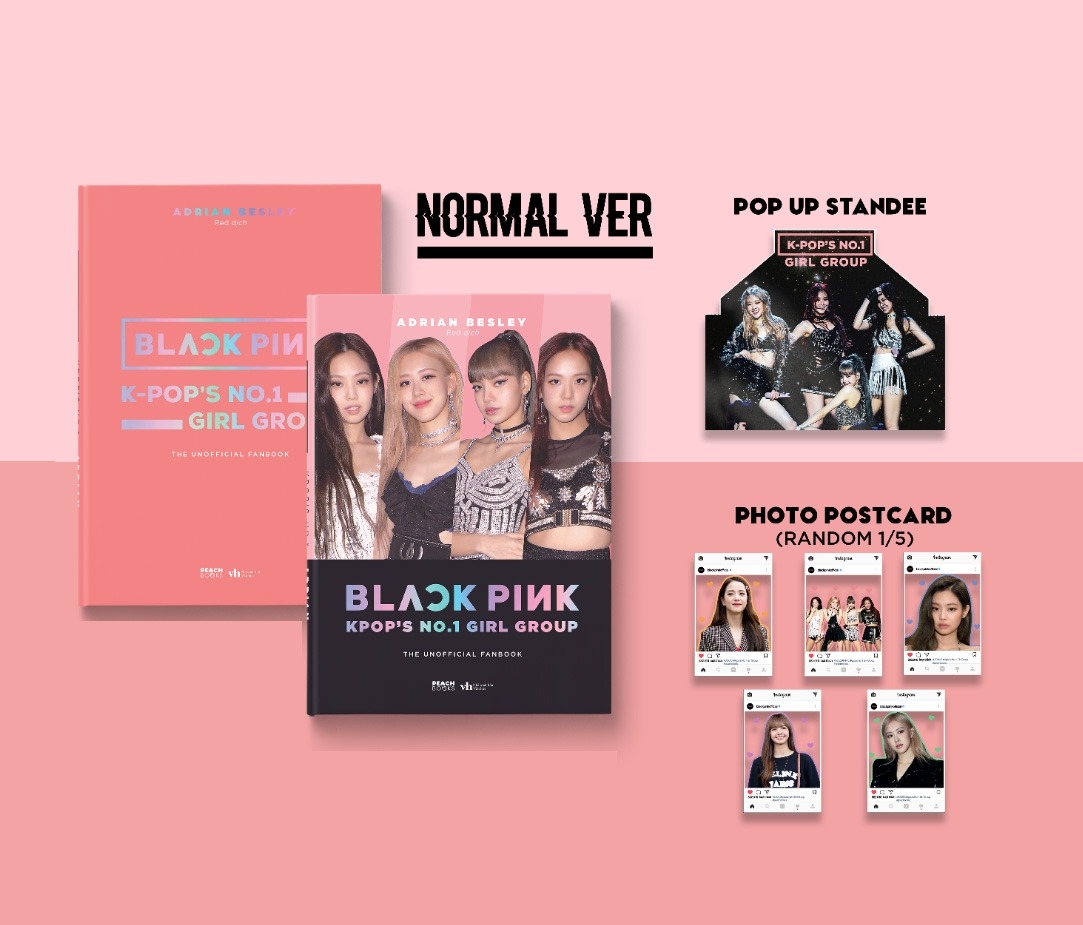 BLACKPINK: K-POP’S NO.1 GIRLGROUP FANBOOK - Tặng Kèm Pop Up Standee + Photo Postcard (Mẫu Ngẫu Nhiên)