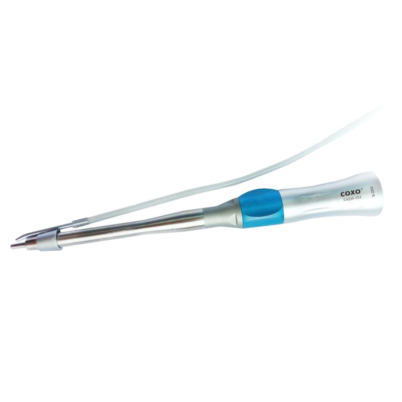 COXO CX235 S-2S 1: 1 Tay khoan thẳng dành cho nha khoa 1: 1 Tay khoan thẳng hình nón phẫu thuật tốc độ thấp với ống tưới bên ngoài