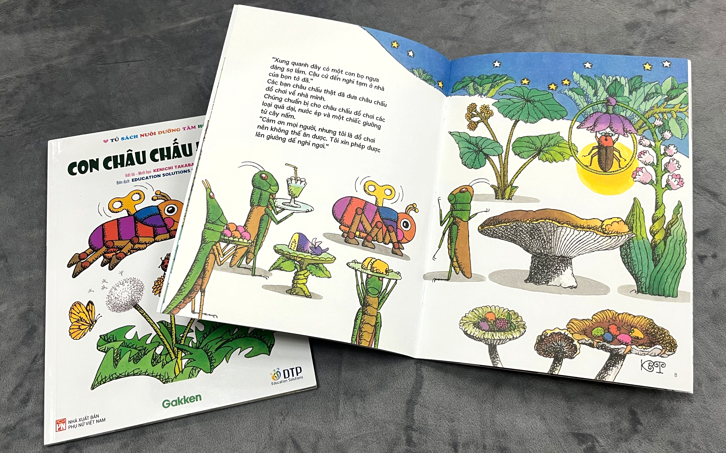 Sách - Con châu chấu đồ chơi - Tủ sách nuôi dưỡng tâm hồn