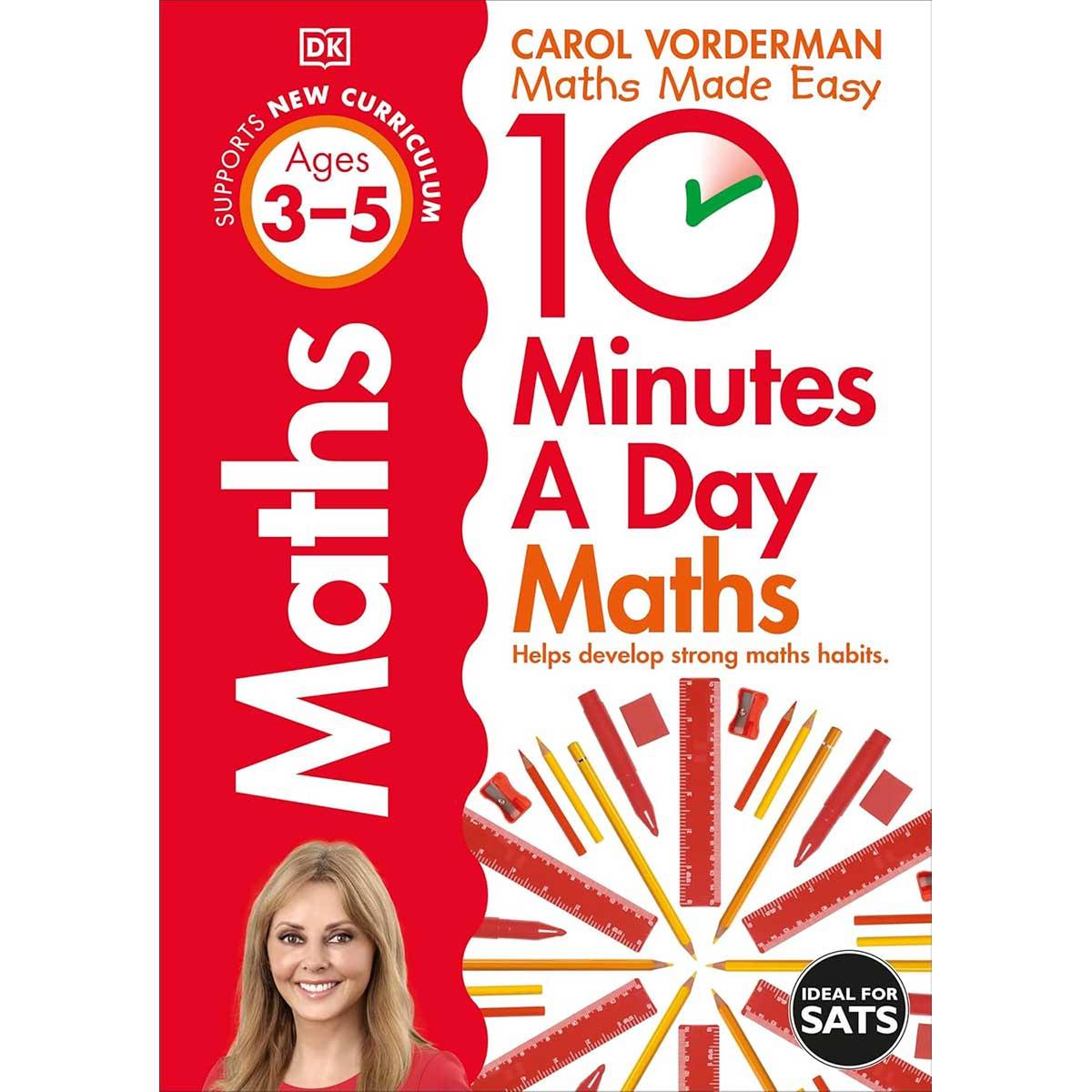 Sách 10 Minutes A Day Maths, Ages 3-5