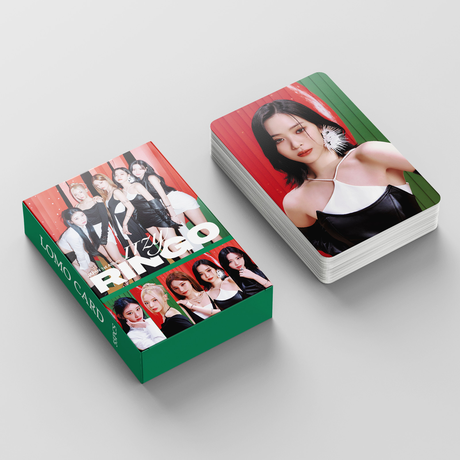 Set 55 lomo card ITZY-Japan 1st Album RINGO 2023