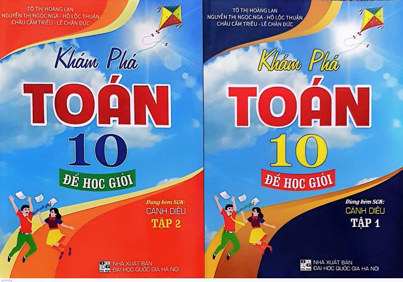 Sách - Com Bo Khám Phá Toán Lớp 10 Để Học Giỏi Tập 1 + Tập 2 ( Dùng Kèm SGK Cánh Diều)