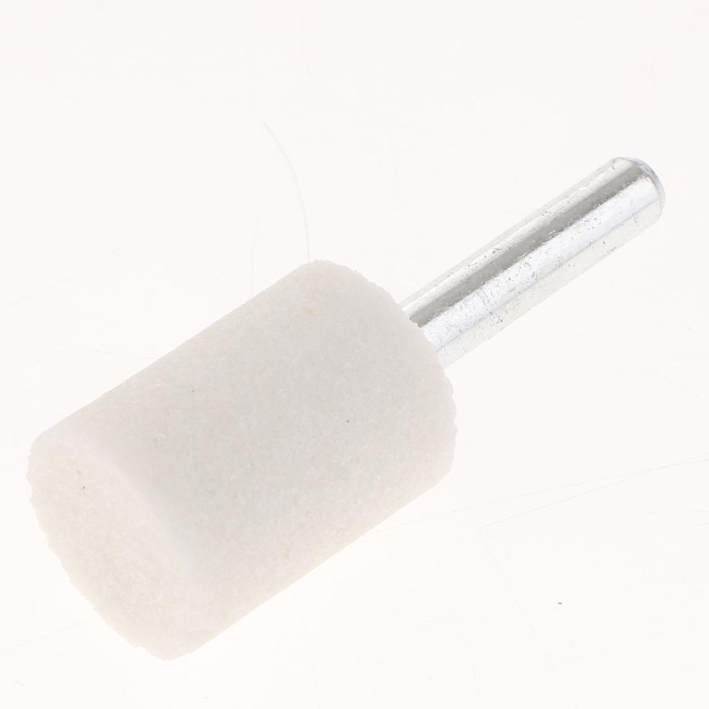 6mm Shank Grinding Head Cylinder Bit Fits Metal Glass Polishing 10pc/set