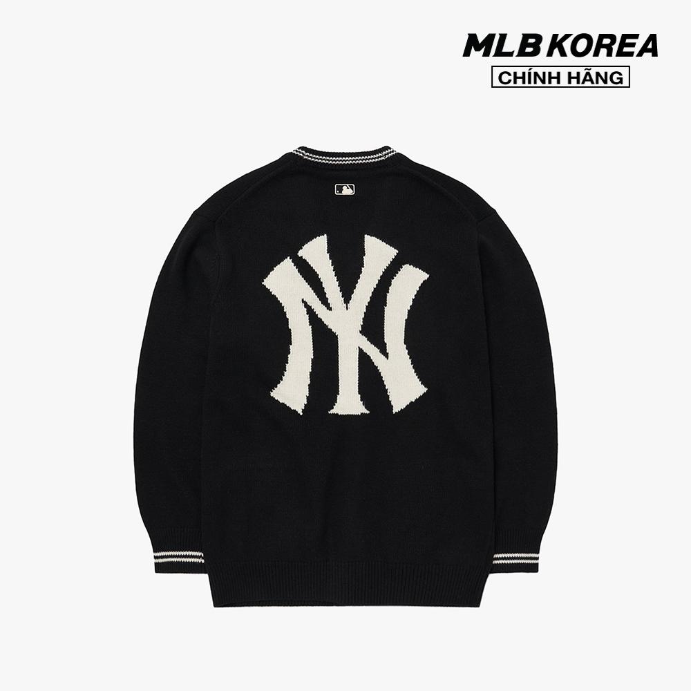 MLB - Áo khoác cardigan phom suông Basic Big Logo 3AKCB0124