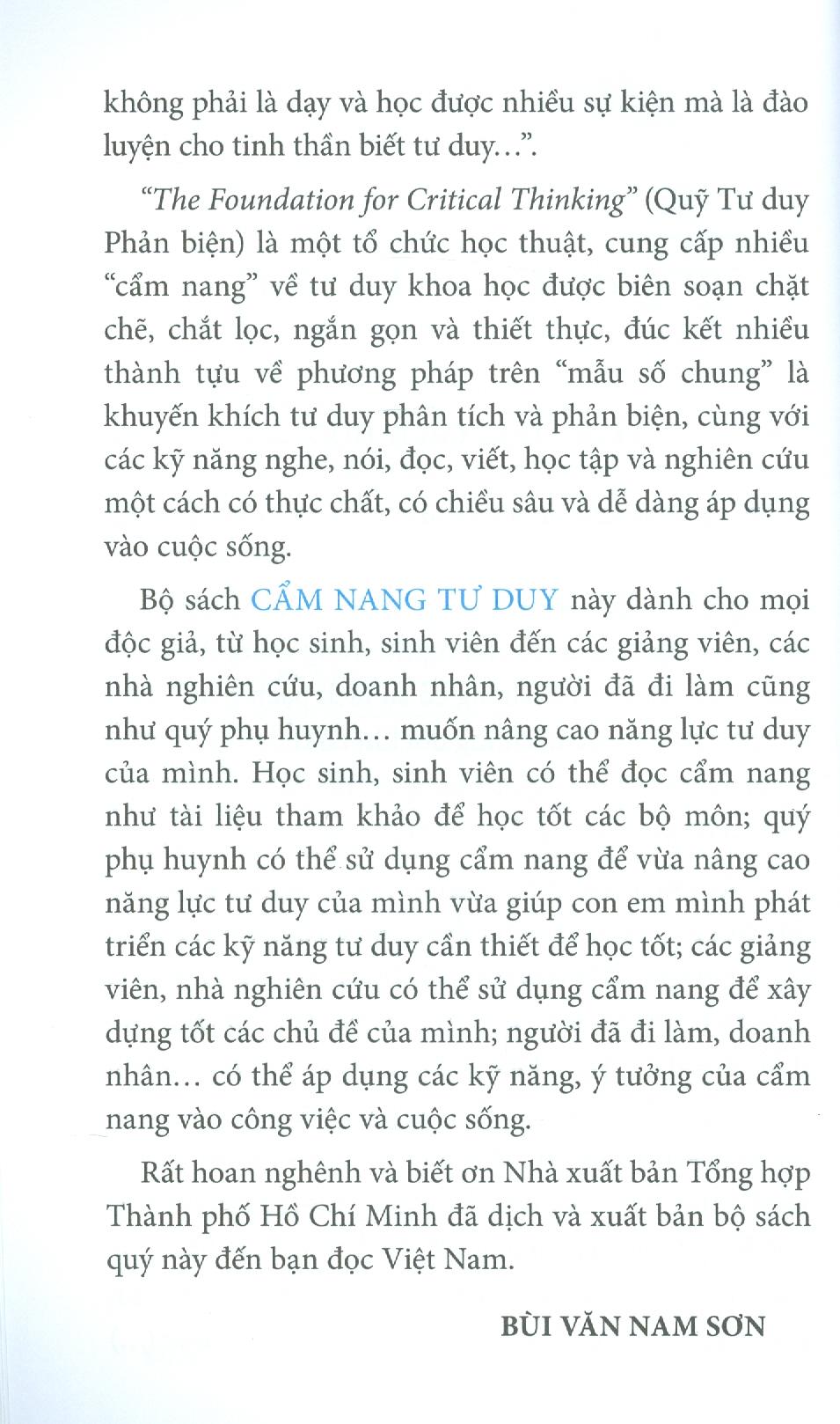 Cẩm nang tư duy phân tích - Tái bản T11/2023