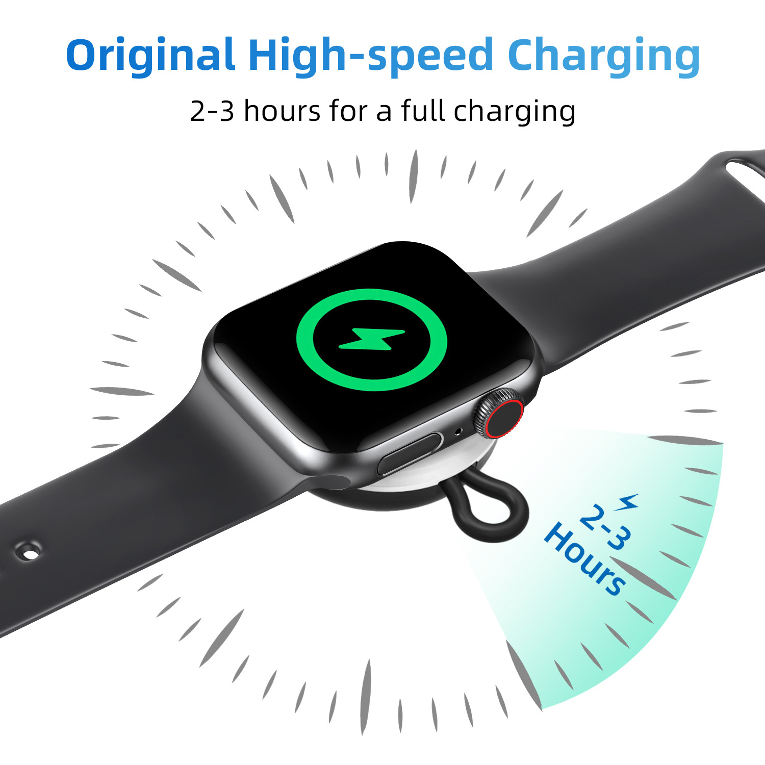 Dock Adapter Sạc Pin USB Type C cho Apple Watch Ultra 1/2 / Apple Watch Series 4/5/6/7/8/9 / Apple Watch SE 1/2 - Hàng nhập khẩu