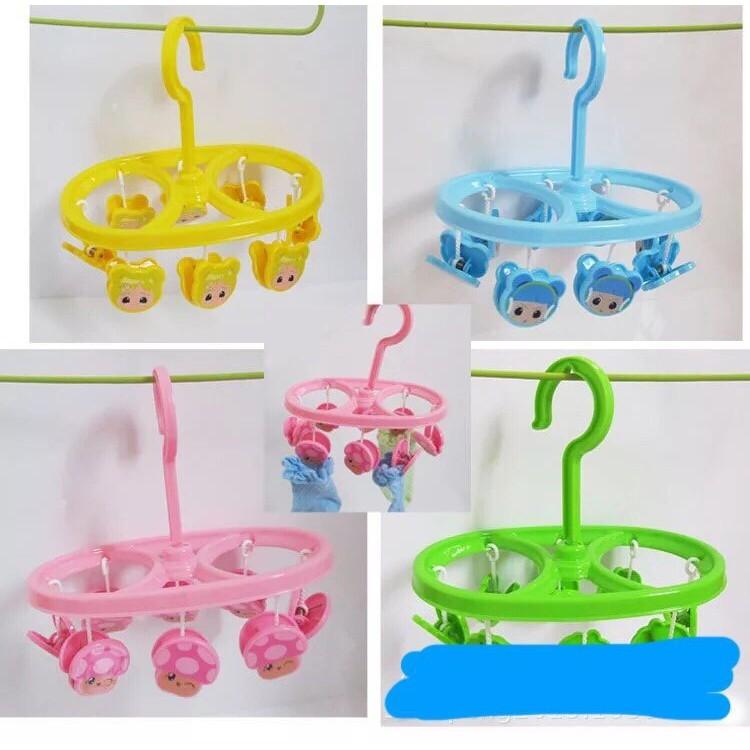Móc phơi đồ 8 kẹp