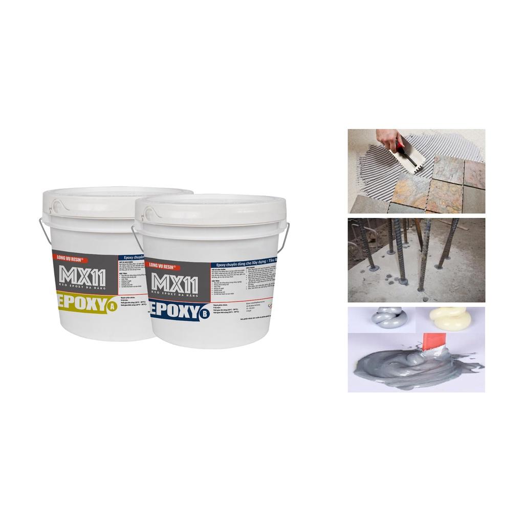 Epoxy Đa Năng MX11 - Keo ab, keo dán sắt, kim loại, keo 2 thành phần, dán đá hoa cương, marble, nhựa, gốm sứ, gạch