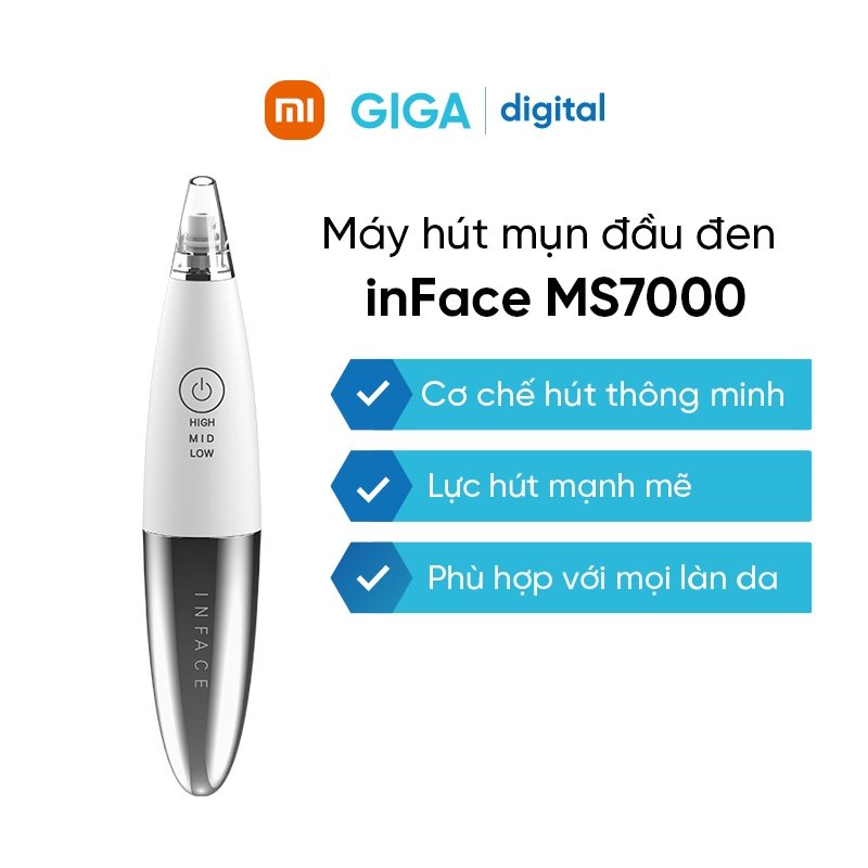 Máy hút mụn đầu đen Xiaomi inFace MS7000 - Hàng Chính Hãng