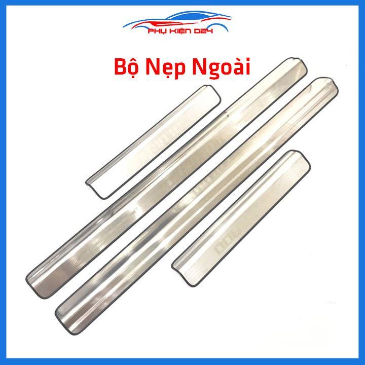 Bộ ốp bậc cửa trong ngoài Colorado 2015-2016-2017-2018-2019-2020-2021-2022 Inox chống trầy trang trí xe