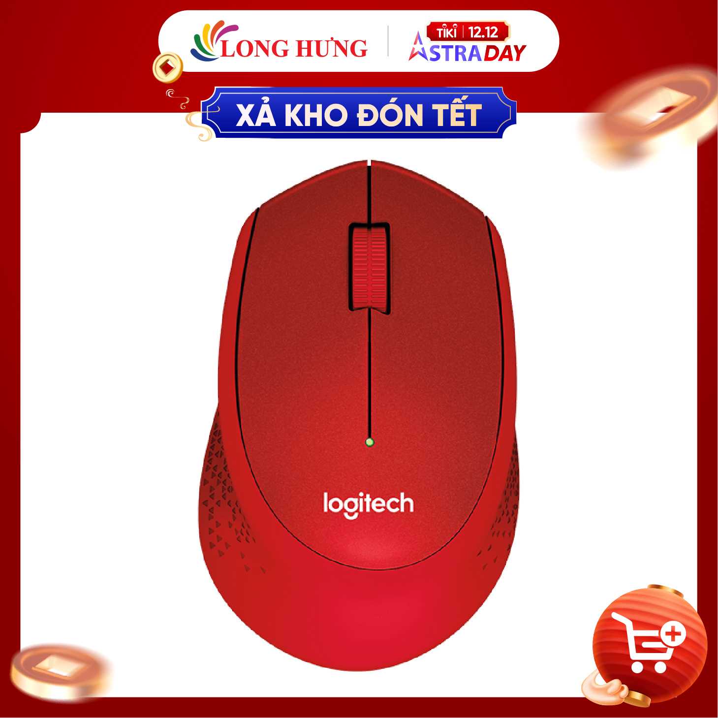 Chuột không dây Logitech M331 - Hàng chính hãng