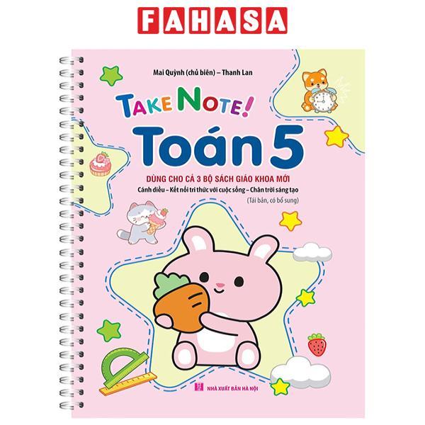 Sách - Take Note! - Toán 5 - Bản Lò Xo (Tái Bản 2025)