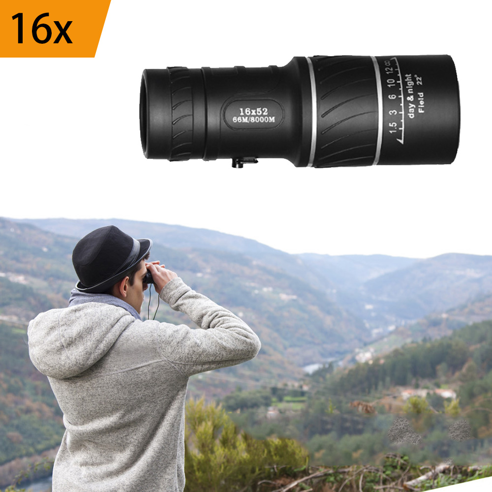 Kính Nhòm Tầm Nhìn 16X Độ Nét Cao Chống Thấm Nước Đi Săn Ngoài Trời