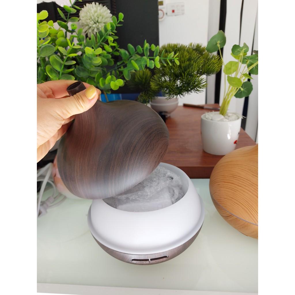 Máy khuếch tán phun sương tinh dầu bí ngô I có cuốn 500ml có điều khiển kèm tinh dầu I
