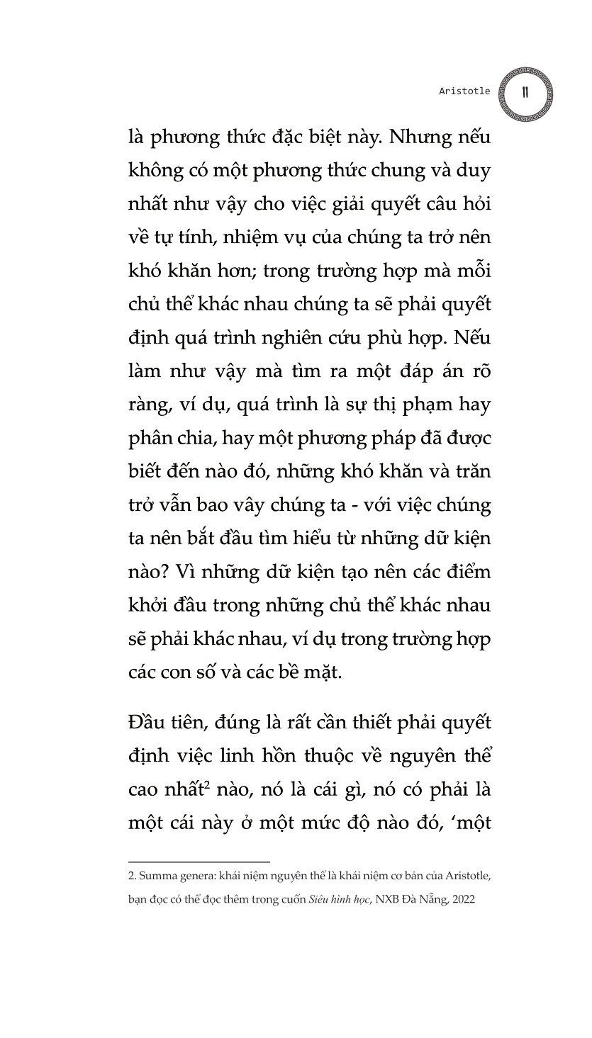 Bàn Về Linh Hồn - Peri Psychēs - Tác Phẩm Triết Học Kinh Điển