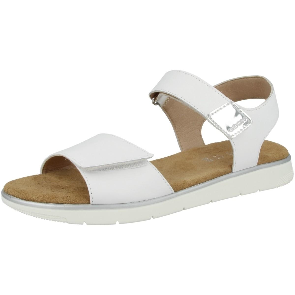 Giày Sandals Nữ GEOX D Dandra D - WHITE/SILVER