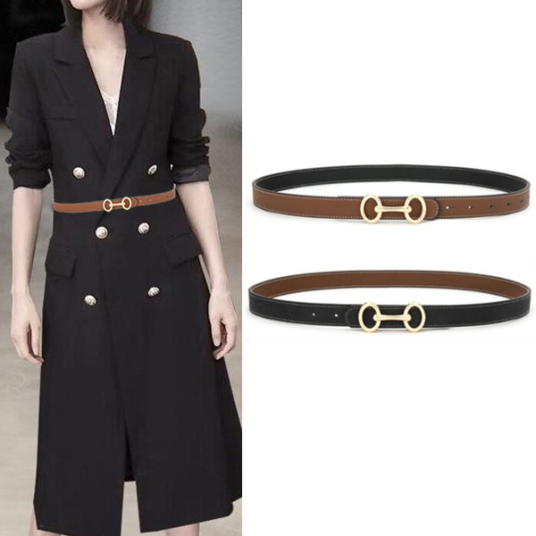 Đai Váy Thắt Lưng Nữ Da Bò Cao Cấp Màu Sắc 2 Trong 1 NUTUSHOP - NT319