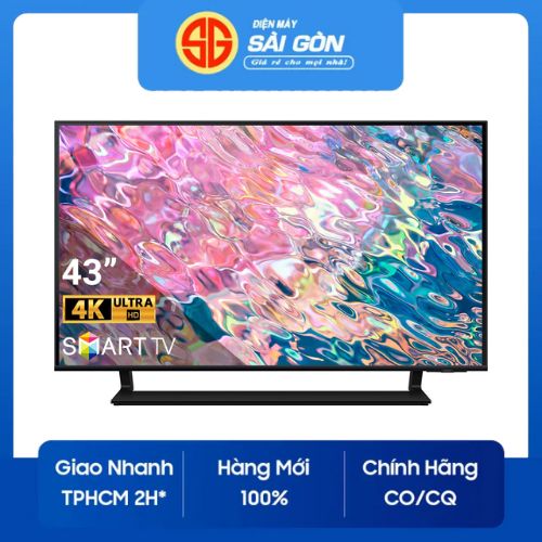 Smart tivi QLED 4K 43 inch Samsung QA43Q60BAKXXV - Hàng chính hãng