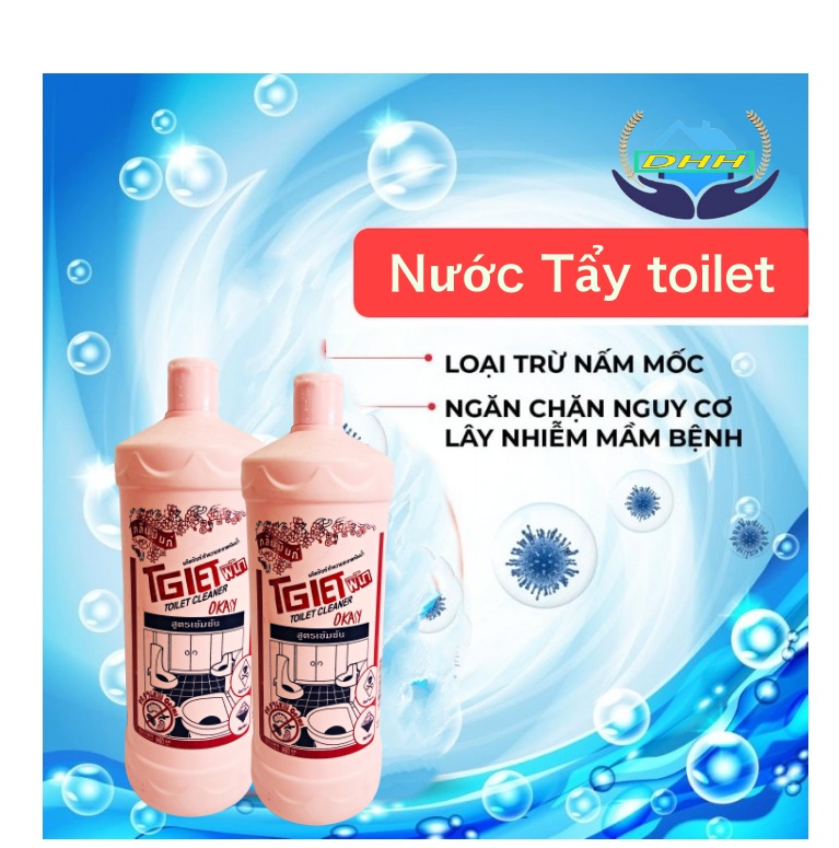 Nước tẩy toilet diệt khuẩn công nghệ Thái Lan - Dkay 960ml