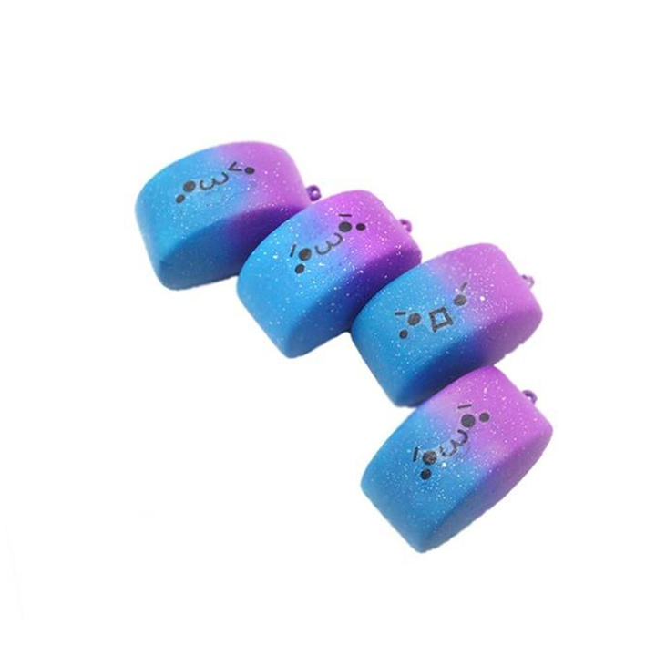 Combo 4 móc khóa squishy galaxy mini - Giao mẫu ngẫu nhiên