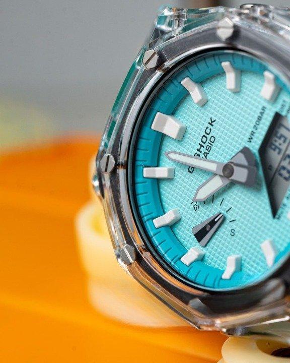 Đồng Hồ Nam Dây Nhựa Casio G-Shock GA-2110ET-8A AP Custom Tiffany Royal Oak