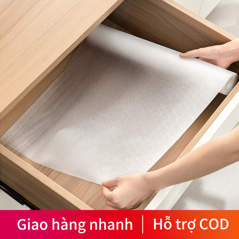 Tấm lót chống thấm tủ bếp tủ lạnh ngăn kéo tủ quần áo chống ẩm bẩn mốc chất liệu EVA không thấm nước