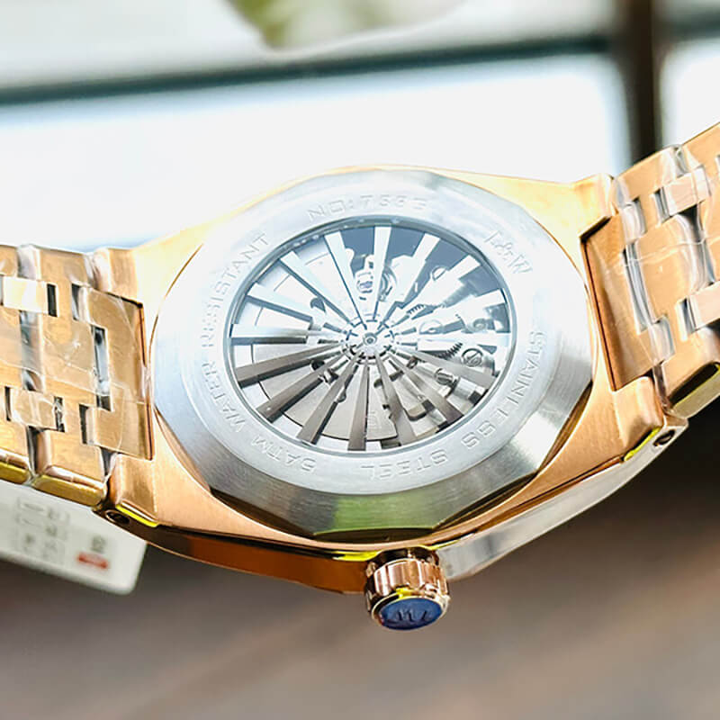 Đồng Hồ Nam I&amp;W Carnival 733G4 Chính Hãng Full Box Chống Nước Kính Chống Xước Dây Thép Cao Cấp BH 60T (Máy Cơ Tự Động)