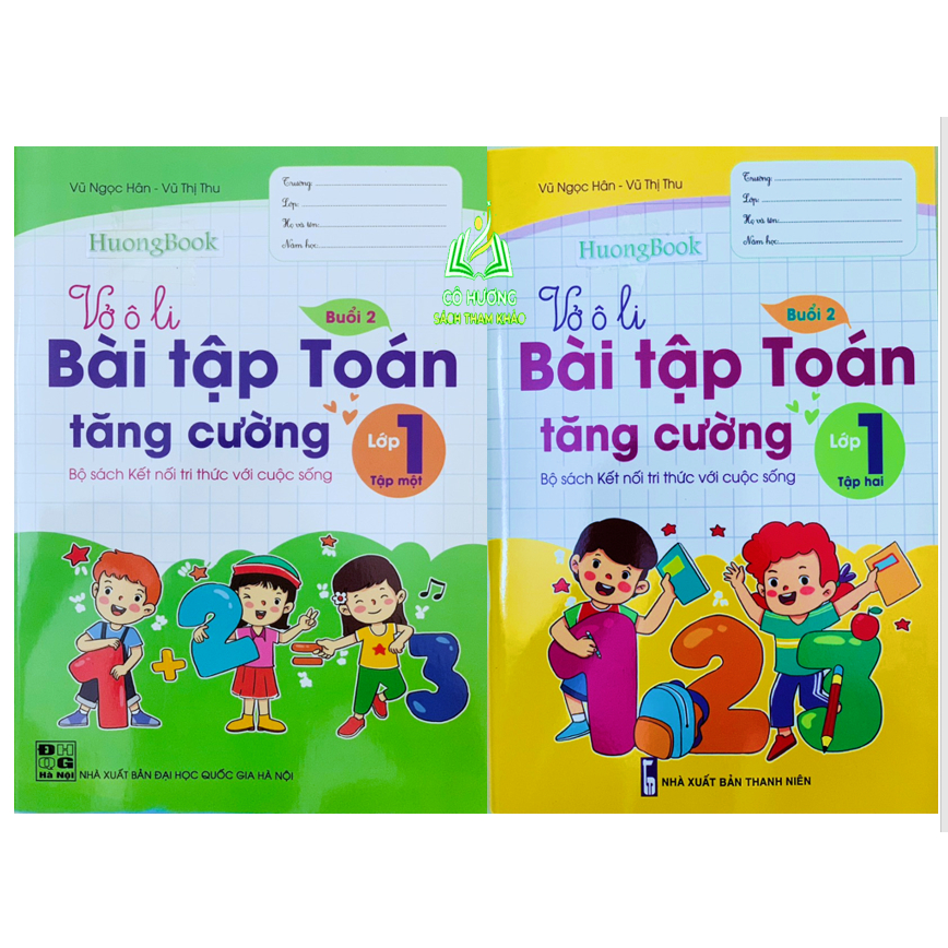 Sách - Vở Ô Li Bài Tập Toán Tăng Cường lớp 1 - tập 2