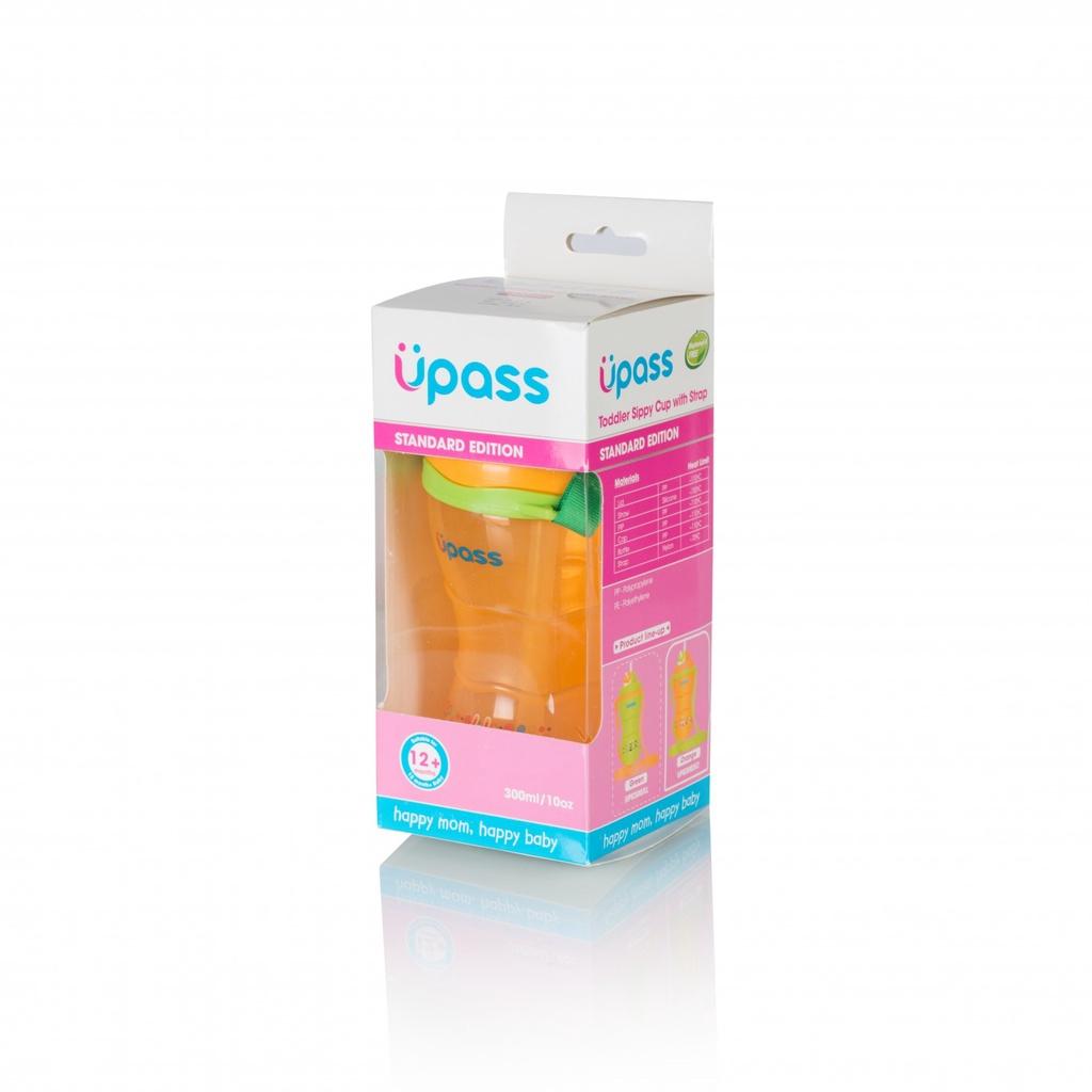 Bình ống hút có dây đeo 300ML UPASS