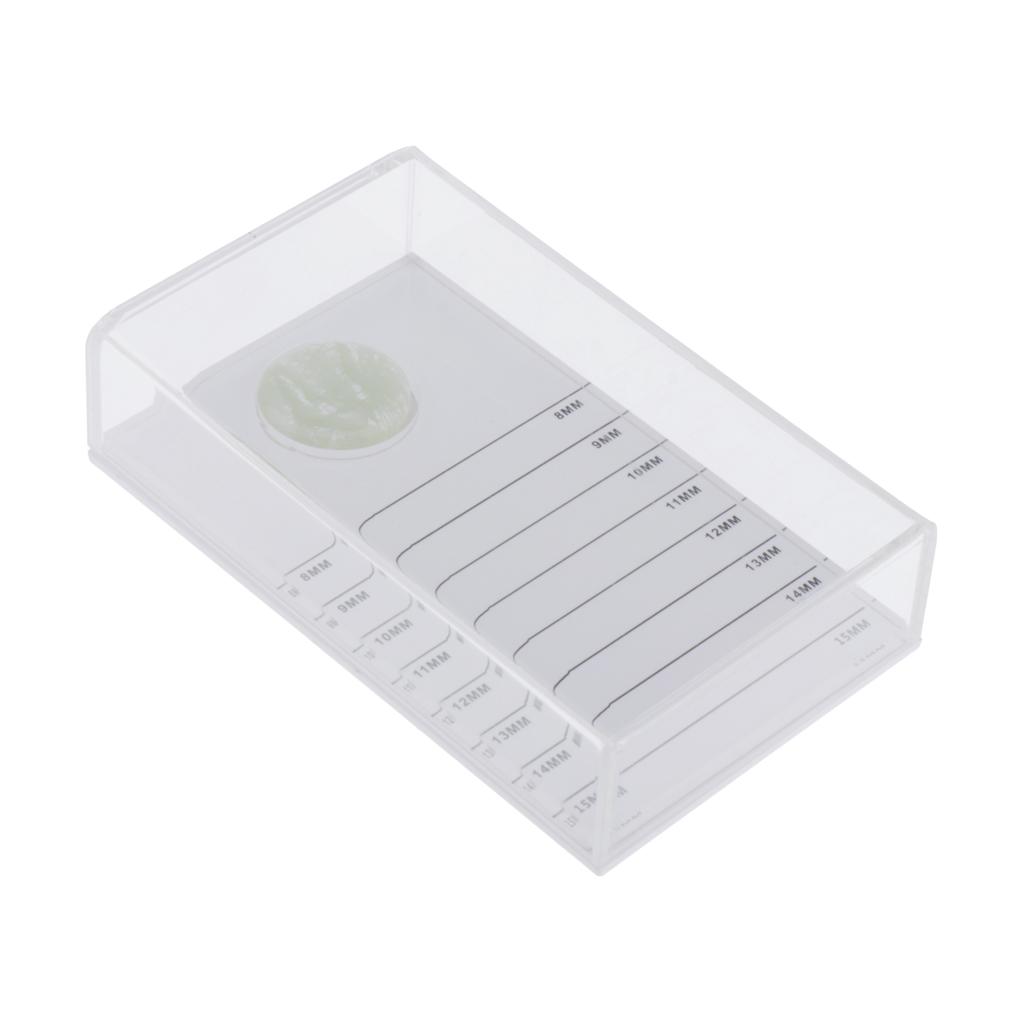 Professional Eyelash Storage Box, Cosmetic Makeup Organizer False Eyelashes Glue Pallet Holder Display Grafting Eye Lashes Extension