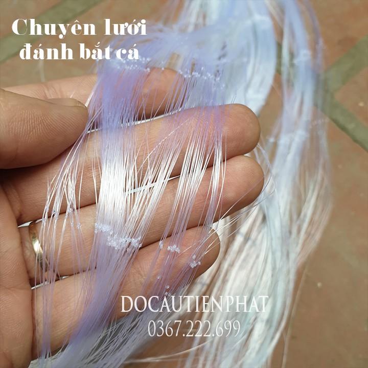 Lưới đánh cá ba màn sợi thái mắt 12cm cao 1m2 dài 80m