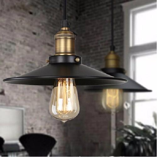 Đèn thả đui đồng RYZE phong cách hoài cổ trang trí bàn ăn, nhà hàng, cửa hàng thời trang