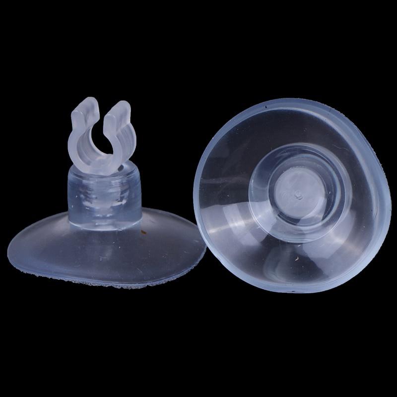 10pcs Aquarium Sucker Suction Cup For 4mm Air Line Pipe Tube Wire Holder Used Sucker For Glass Surface Fish Supples