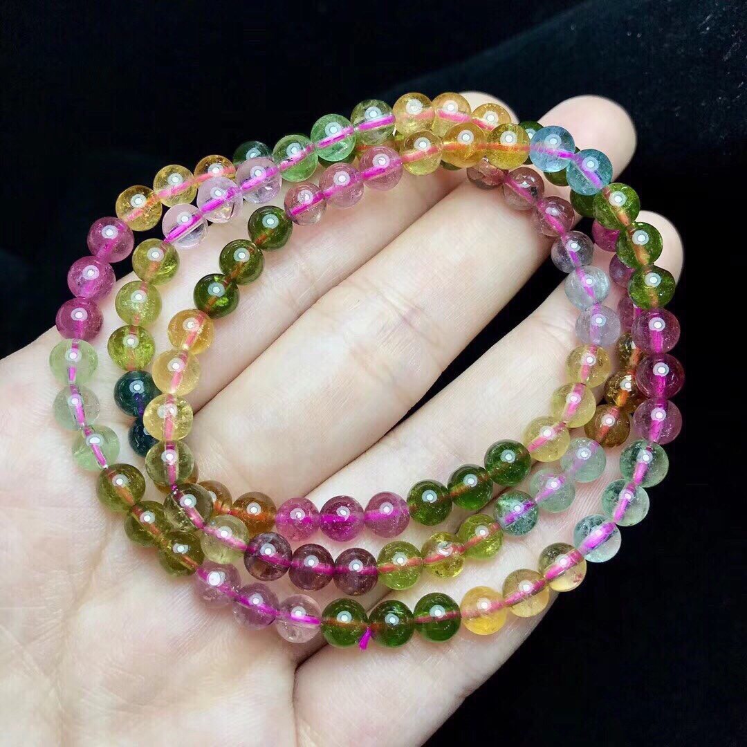 Vòng tay Tourmaline 108 hạt thiên nhiên cao cấp