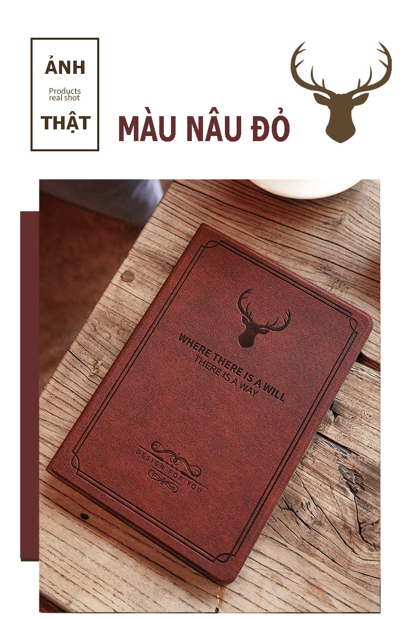 Bao da dành cho Huawei D-01J / Huawei M3 8.4" - Họa tiết đầu hươu - Tặng kèm bút