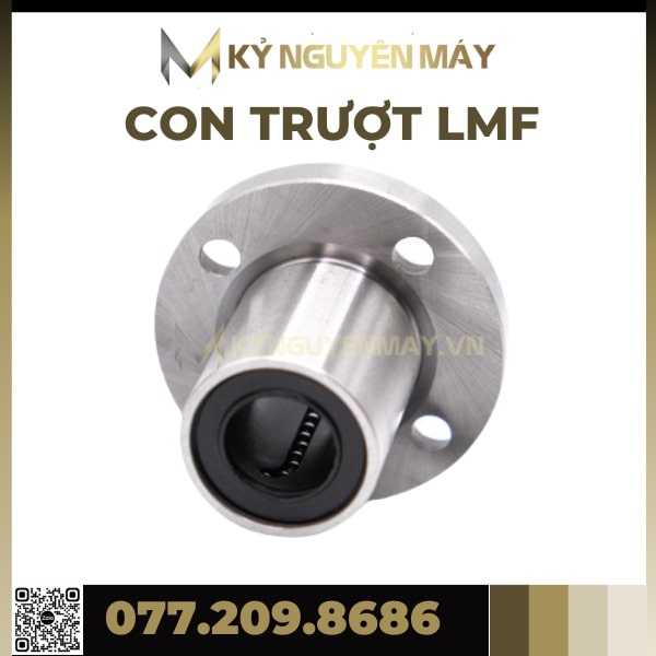 Con Trượt LMF25UU, LMF30UU, LMF35UU, LMF40UU, Con Trượt Tròn LMF UU, Bạc Trượt LMFUU