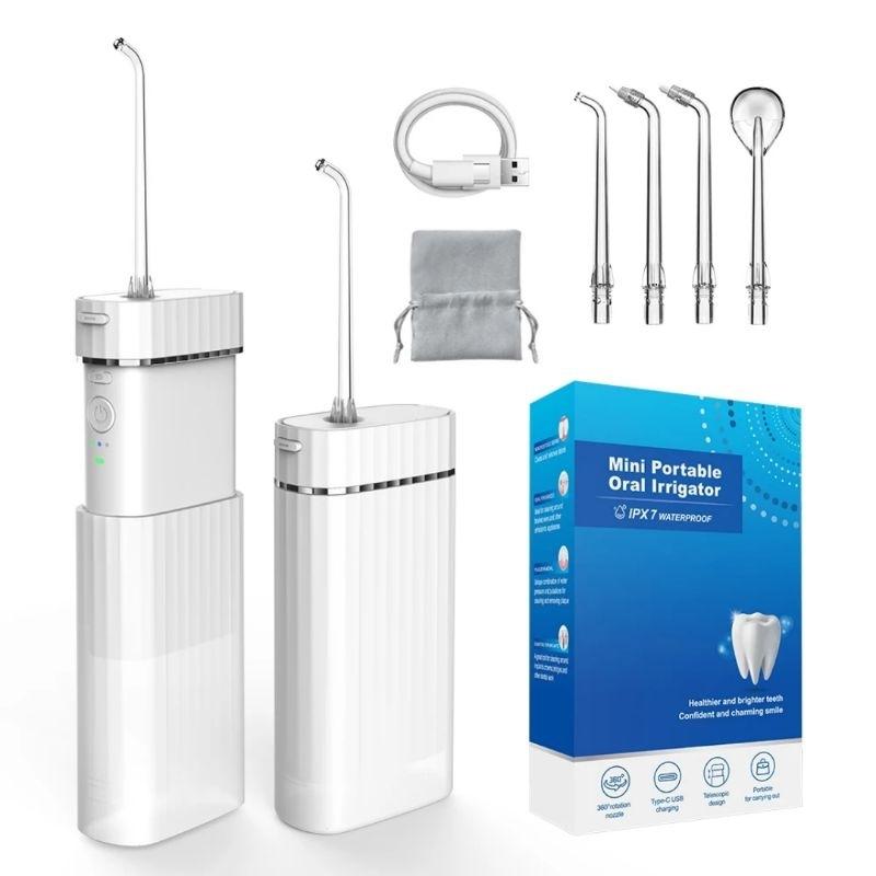 Máy tăm nước nhỏ gọn công suất mạnh mẽ TEKKIN MS18 3 chế độ bảo hành 12 tháng - hàng chính hãng