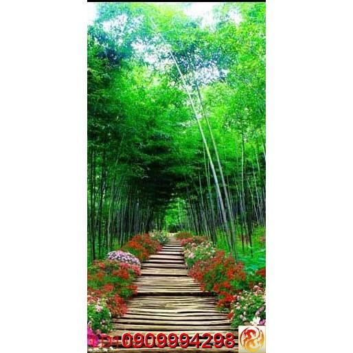 TRANH DÁN TƯỜNG LỐI ĐI THIÊN NHIÊN