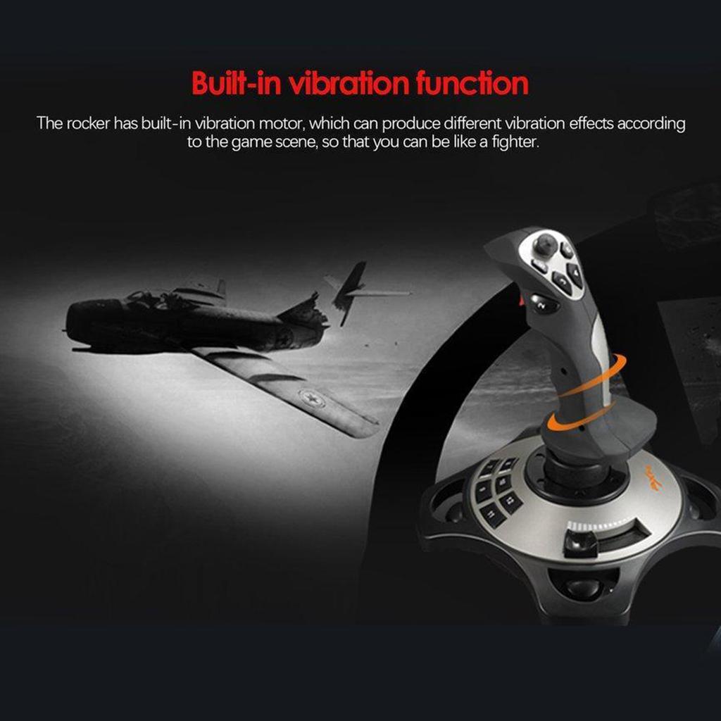 PC Joystick Flight Simulator Gaming Controller USB Wired