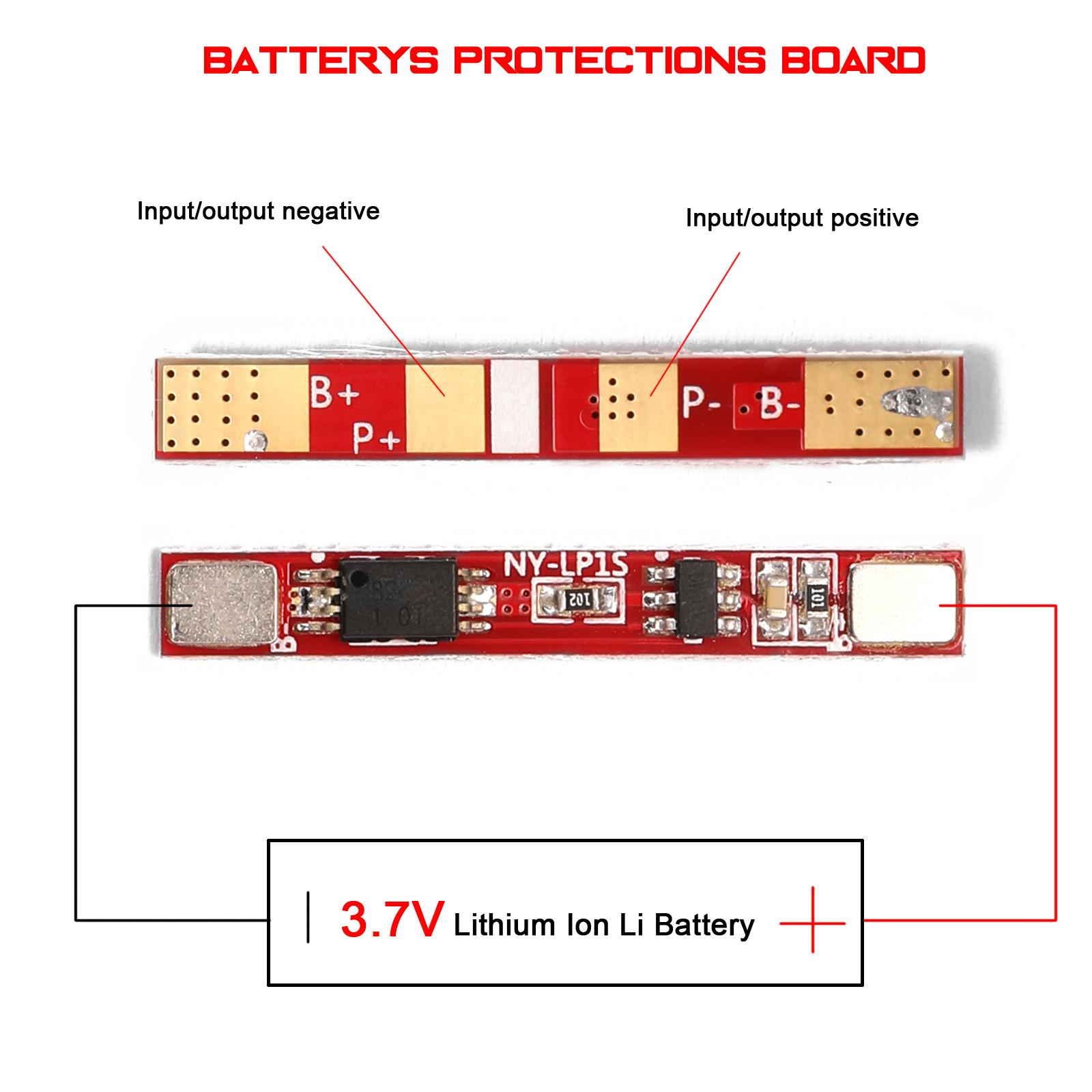 For 18650 Lithium Ion Li Batterys Li-ion BMS PCM Batterys Protections Board