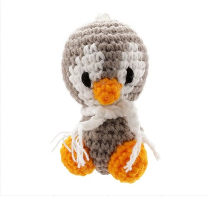 Thú Bông Chim Cánh Cụt Mini Bobi Craft WT-159GRA-S