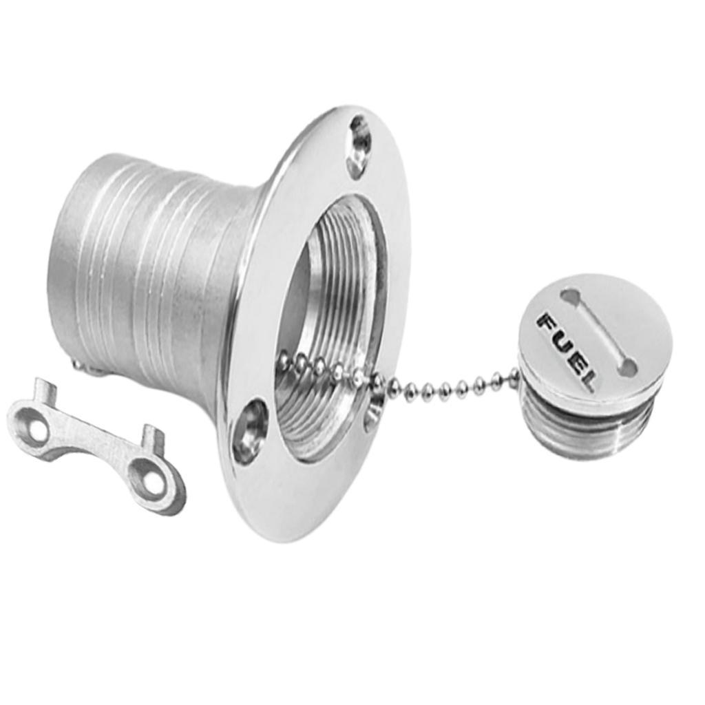 1.5"/38mm Boat Deck Fill / Filler - Fuel Water Fill Marine Stainless Steel