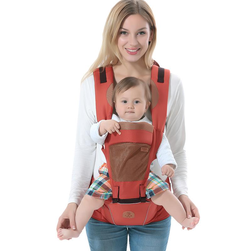 0-36 Tháng Cho Bé Kangaroo Tập Đi Sling Bọc Di Động Trẻ Sơ Sinh Hipseat Mềm Mại Thoáng Khí Có Thể Điều Chỉnh Hông Ghế Quấn Bé sling