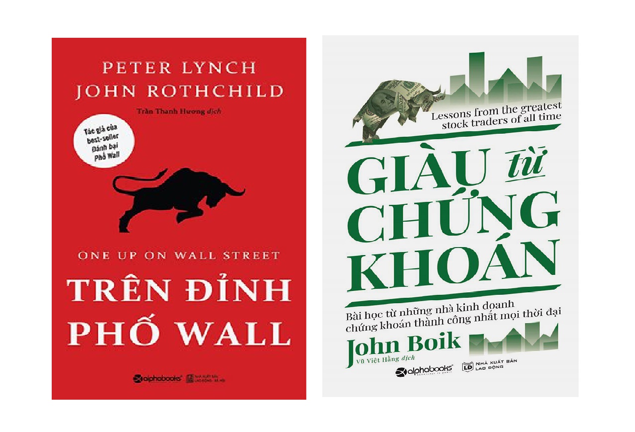 Combo 2 cuốn: Trên Đỉnh Phố Wall + Giàu từ chứng khoán