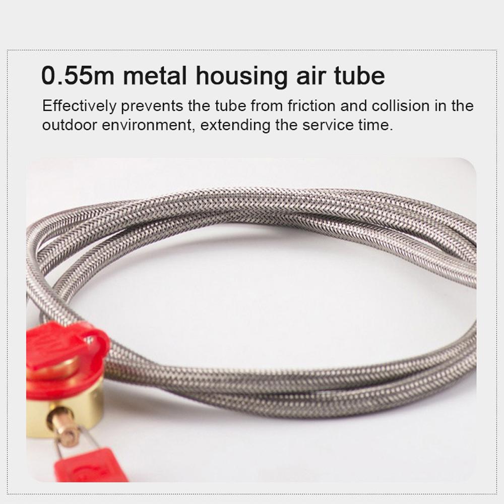 3-Core Camping Stove 6800W High Power Gases Burner Windproof Backpacking Stove with Adjustable Valve for Outdoor Cooking Camping Picnic Hiking