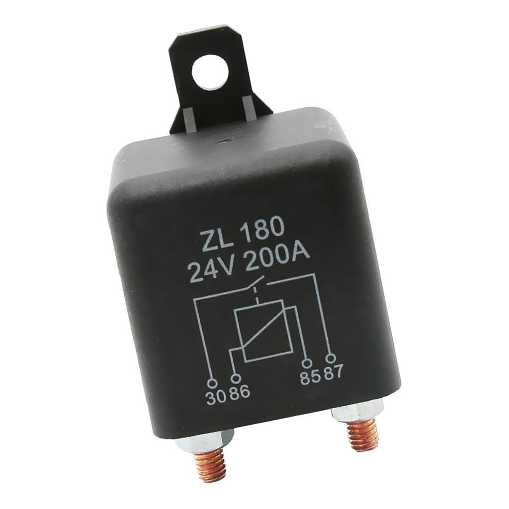 2xAutomotive 24V 200A 4 Pin Starter Relay Switch Circuit Control